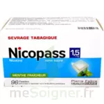 Nicopass 1,5 Mg Pastille Sans Sucre Menthe Fraîcheur Plq/96 à VANNES