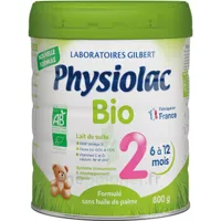 Physiolac Bio 2 Lait Pdre B/800g à VANNES