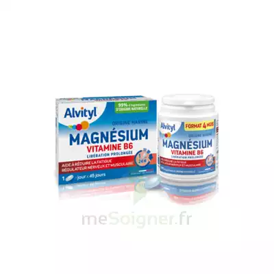 Alvityl Magnésium Vitamine B6 Libération Prolongée Comprimés Lp B/45 à VANNES